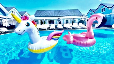 Domki BALTIC FAMILY basen kidsclub rowery