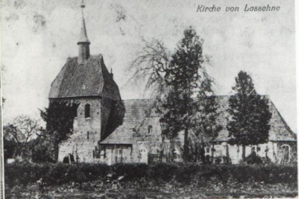 Ruiny kościoła w Łasinie Koszalińskim