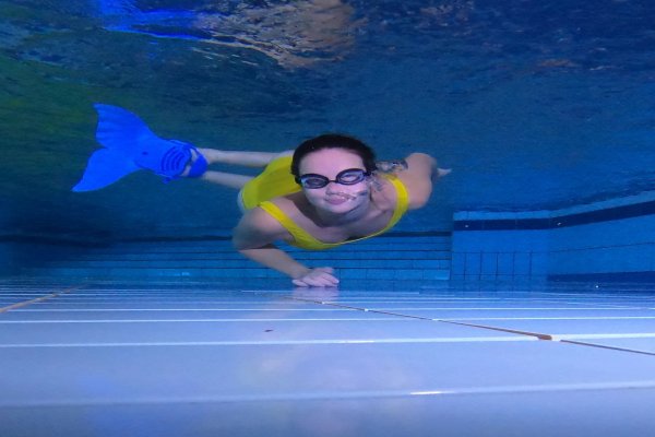 Syrening, szkoła syren i trytonów - Zabawa na basenie