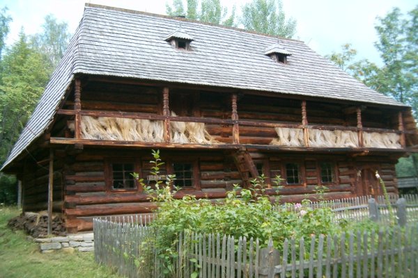 Budynek w skansenie - Muzeum - Orawski Park Etnograficzny