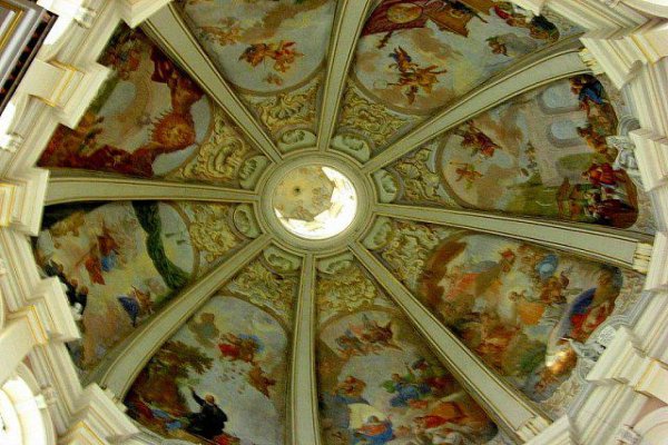 Baroque monastery church