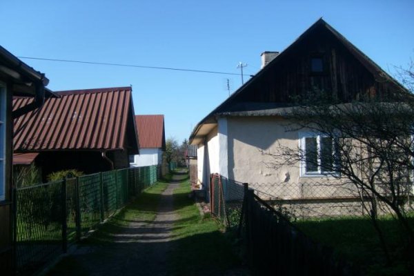 Dzielnica drewnianych domów Borek