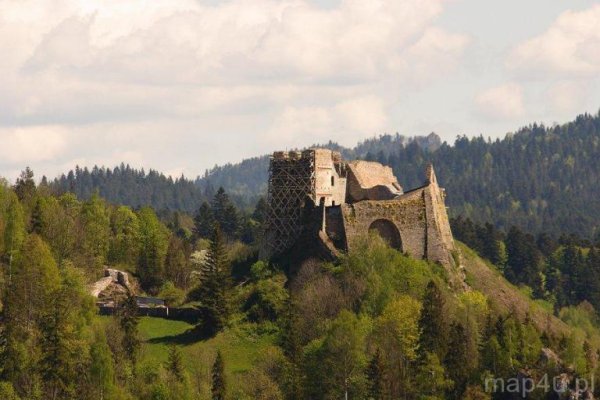 Ruiny gotyckiego zamku