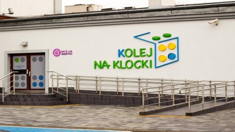 KOLEJ NA KLOCKI  - klockownia dla dzieci