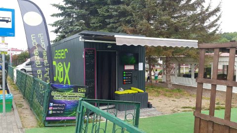 Laser box - labirynt laserowy i łowca laserów