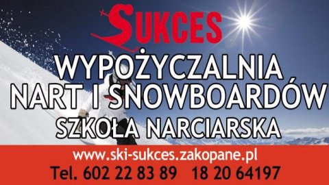 Wypożyczalnia nart SUKCES