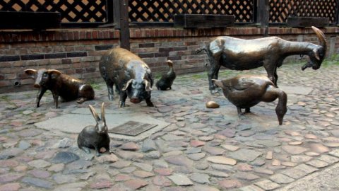 Pomnik ku czci zwierzat rzeźnych