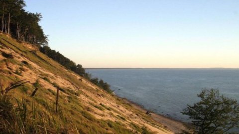 Klify na wyspie Wolin