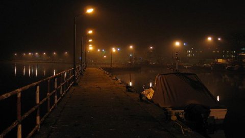 Port u ujścia rzeki Regi