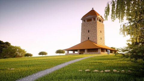 Góra Świętej Anny-wieża widokowa