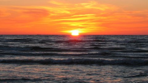 Plaża nadmorska w Łebie