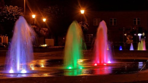 Fountain in the market