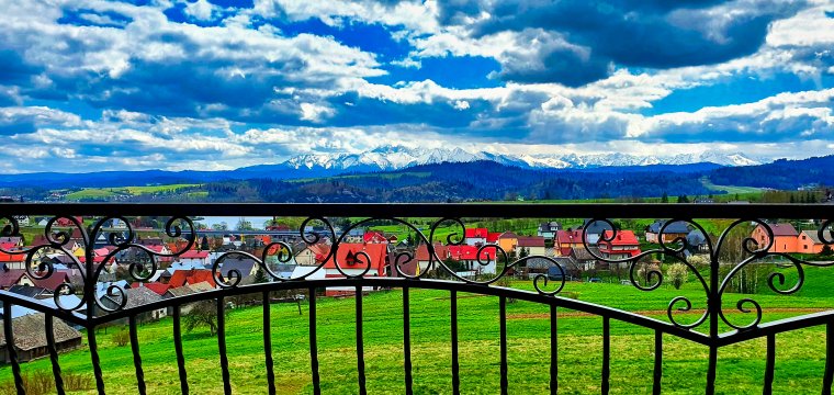 Willa Pienińska | Pokoje z balkonami, widok na Tatry i Jezioro Czorsztyńskie
