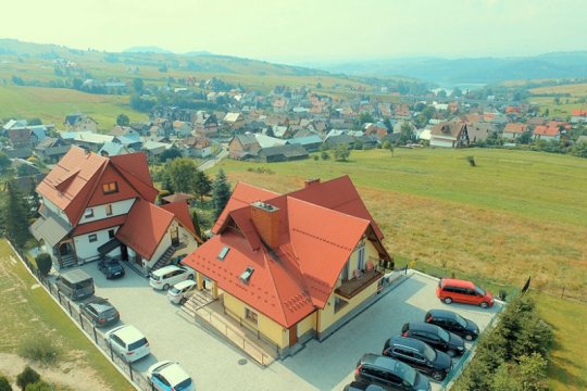 Willa Pienińska | Pokoje z balkonami, widok na Tatry i Jezioro Czorsztyńskie