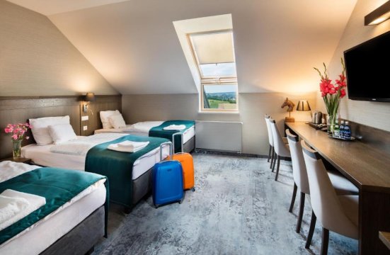 Hotel przyjazny dzieciom ze stajnią i kucykami, blisko Krakowa