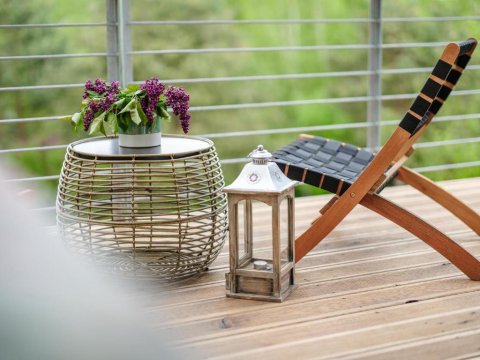 Bird Lodge z sauną na 6 osób nad jeziorem