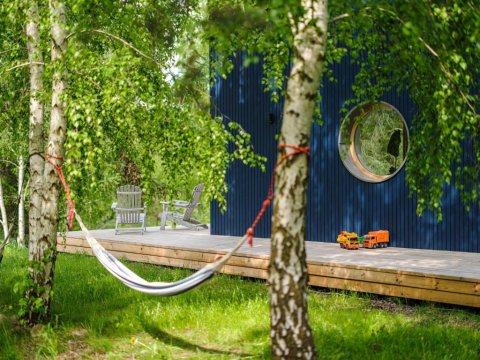 Lunette Lodge z sauną na 10 osób nad jeziorem