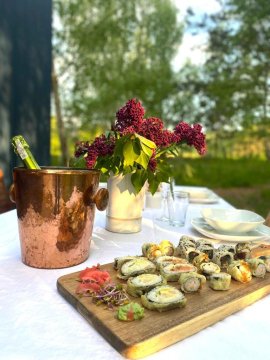 Lunette Lodge z sauną na 10 osób nad jeziorem