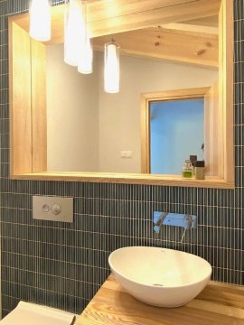 Lunette Lodge z sauną na 10 osób nad jeziorem