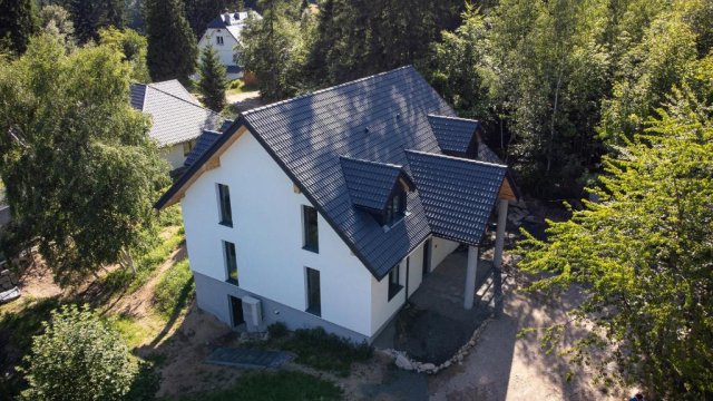 dom - zdjęcie z lotu plata - Balasana dom na wyłączność