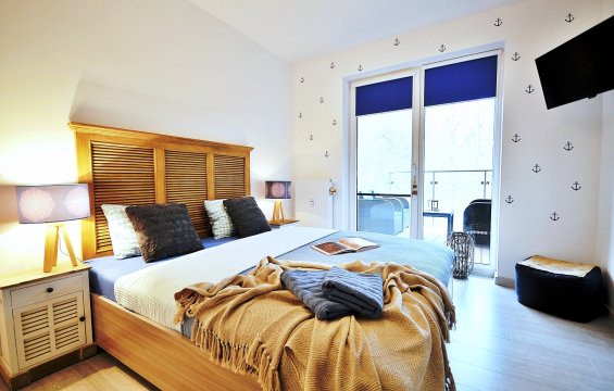 Apartamenty Nemo Polanki Park Kołobrzeg 350 m.od plaży. Balkon, basen, sauna. 