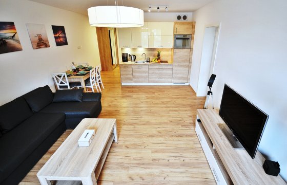 Apartamenty Nemo Polanki Park Kołobrzeg 350 m.od plaży. Balkon, basen, sauna. 