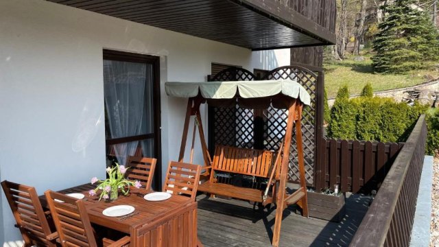 Dziki Apartament Panorama Gór, Duży Taras z Widokiem na Góry