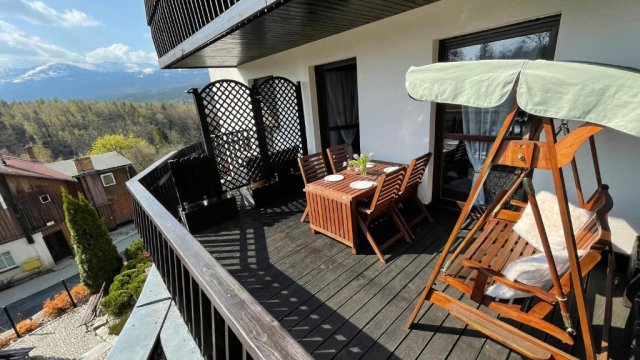 Dziki Apartament Panorama Gór, Duży Taras z Widokiem na Góry