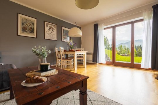 Apartament Południowy z widokiem- sauna, jacuzzi, kominek