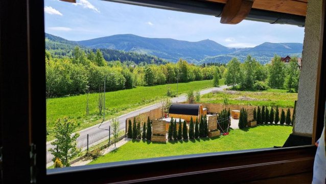 Widokowo - Domki z widokiem na Śnieżkę z Jacuzzi i Sauną