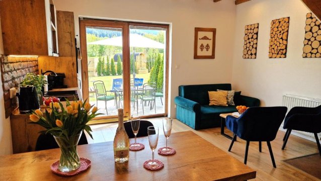 Widokowo - Domki z widokiem na Śnieżkę z Jacuzzi i Sauną