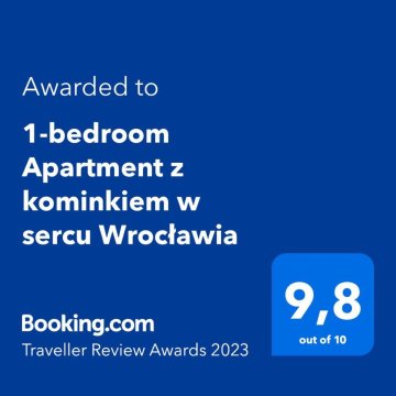 Apartment z kominkiem w sercu Wrocławia
