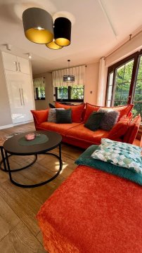 Dolina Wikingów-apartament typu Suite Deluxe z 16 m tarasem w ogrodzie, miejscem w garażu i dostępem do strefy Wellness