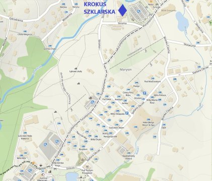 Apartament Krokus Szklarska - kolej linowa na Szrenicę 7 minut pieszo, wysoki standard, światłowód, parking