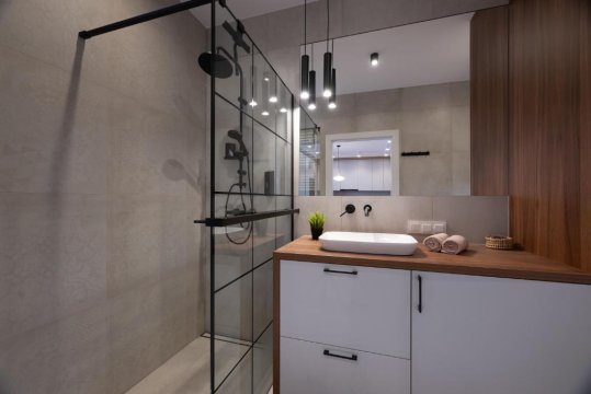 Apartament w stylu Feng Shui na 10 piętrze z widokiem, bezpłatny parking, nowy budynek, dostęp na kod