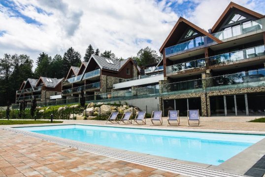 RajSki Apartament 205 Z PRYWATNYM JACUZZI NA BALKONIE Z WIDOKIEM NA GÓRY