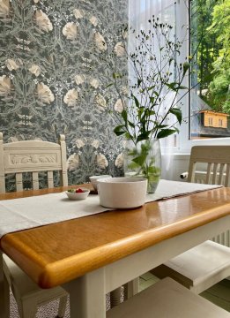 Apartament Retro widok na Śnieżkę 10 minut do Świątyni Wang i szlaków