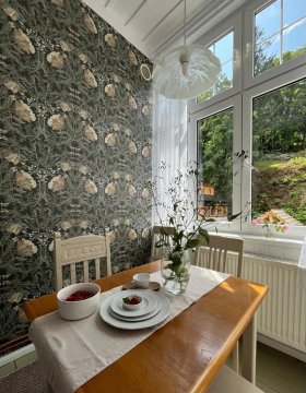 Apartament Retro widok na Śnieżkę 10 minut do Świątyni Wang i szlaków