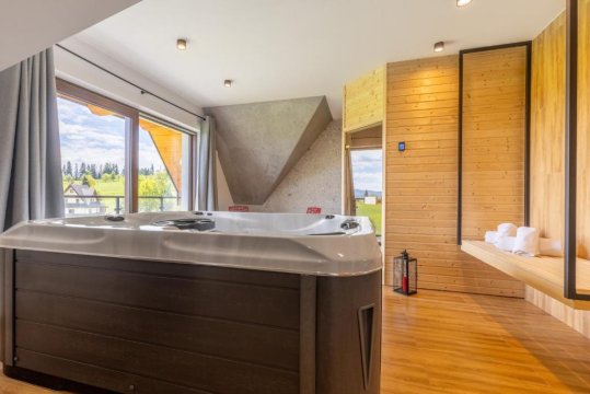Willa Watra, Jacuzzi wewnętrzne, sauna i bilard na wyłączność