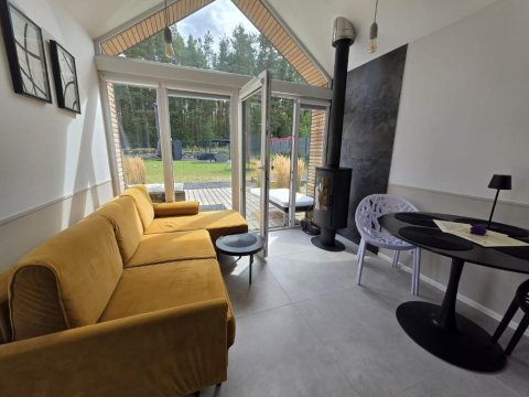 BOSKO domki z sauną i balią w Sulminie obok Gdańska