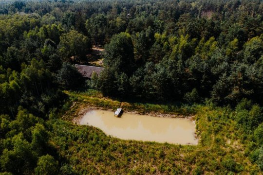 Domek w lesie, nocleg na Lubelszczyźnie