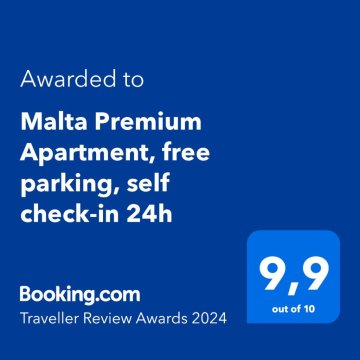 Malta Premium Apartment, free parking, self check-in 24h, air-conditioning