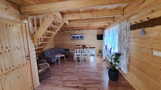 Lawendowy domek z ogrodem z widokiem na góry, obok lasy, stawy, blisko Karpacza