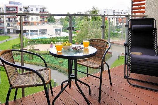 Apartamenty Nemo Polanki Park Kołobrzeg 350 m.od plaży. Balkon, basen, sauna. 