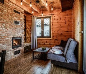 Domki na Kaszubach - Chabry i Rumianki - Roztoka, Przywidz - Basen Sauna Jacuzzi