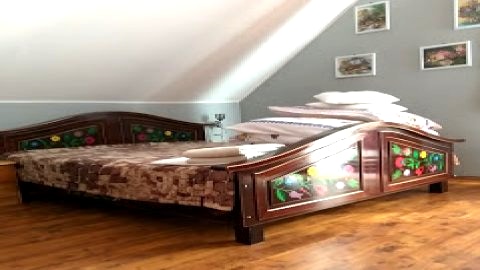 pokój nr 1 dwuosobowy południowy z łóżkiem podwójnym
