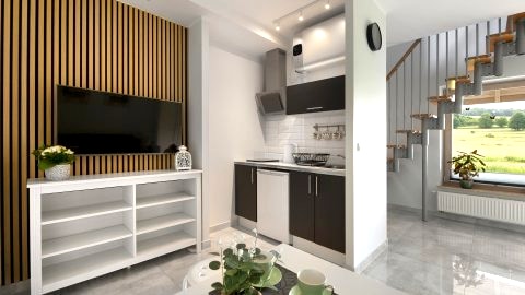 Apartament dwupoziomowy z aneksem kuchennym nr.2