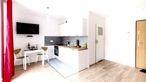 Red Apartment! Studio z tarasem! Centrum. i16