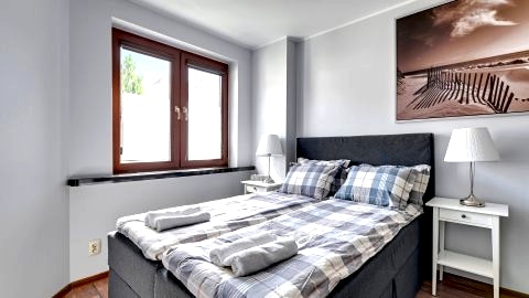 Studio 35 m² W KRATKĘ– I piętro, typ studio – przeznaczony dla 2-4 osób.