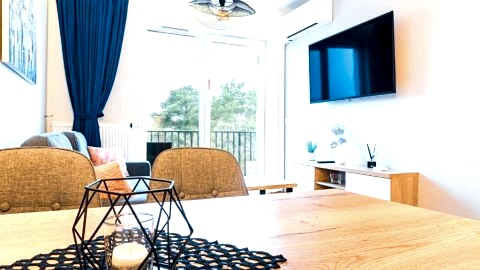 Apartament Słoneczny – Komfort nad Morzem, Blisko Plaży i cCentrum, z Garażem